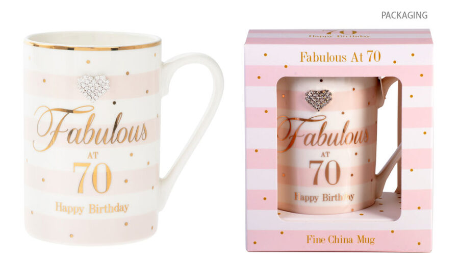 Mad Dots 70Th Birthday Mug