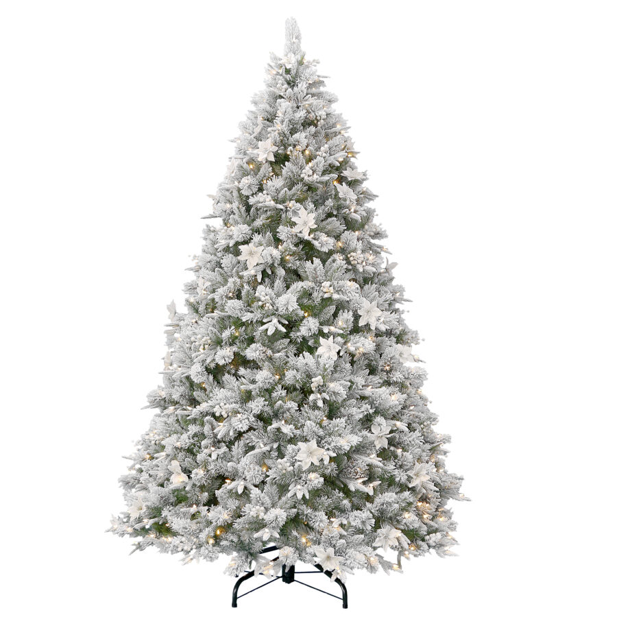 6FT(183cm) FROSTED COLONIAL TREE - LED