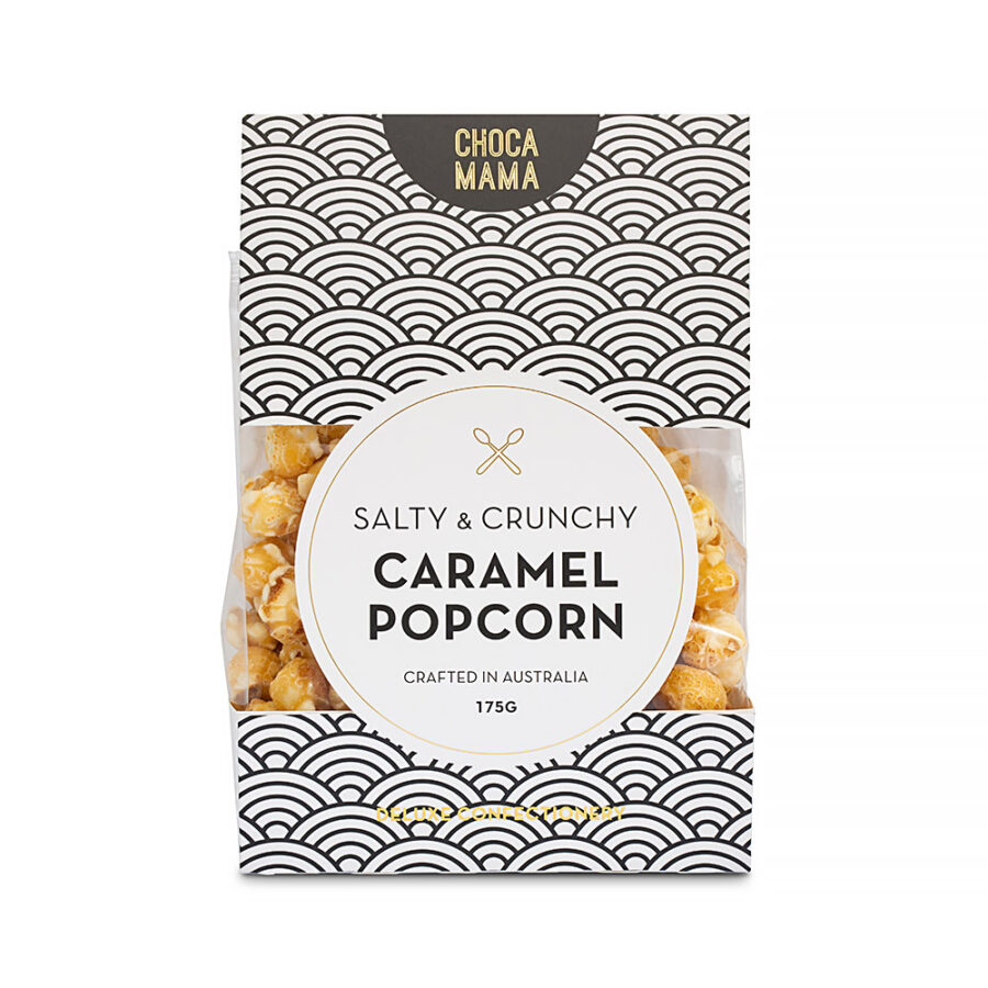 Salty & Crunchy Caramel Popcorn 175g - large stand up box