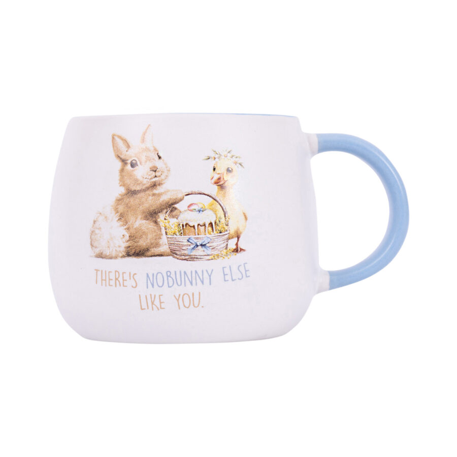 EASTER NO BUNNY MUG - BLUE